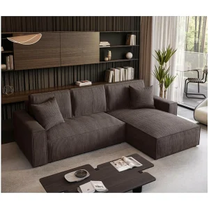 Hoekbank Parys L bruin Hoekbank Parys L bruin