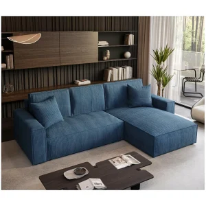 Hoekbank Parys L donkerblauw Hoekbank Parys L donkerblauw