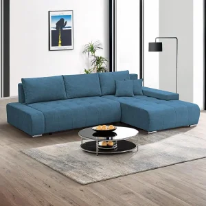 Hoekbank Draco L blauw rechts