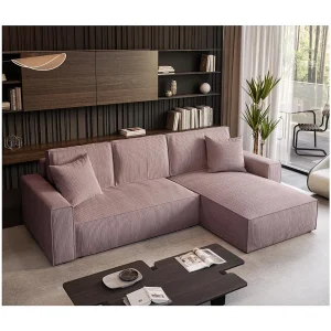 Hoekbank Parys L Roze Hoekbank Parys L Roze