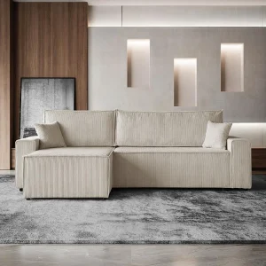 HOEKBANK met slaapfunctie Hektor beige HOEKBANK met slaapfunctie Hektor beige