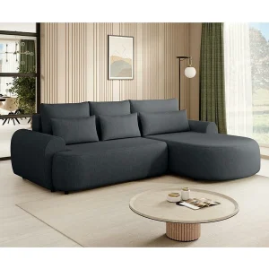 HOEKBANK Olivio L Antraciet