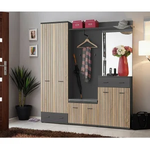 Garderobekast POLO – Kast, schoenenkast, dressoir, spiegel, kledingkast