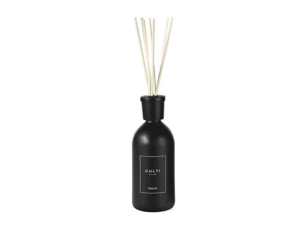 Glazen geurverspreider, Tessuto, zwart 500 ml