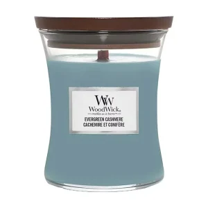 Geurkaars zandloper, Evergreen Cashmere, azuurblauw 275 gr Geurkaars zandloper, Evergreen Cashmere, azuurblauw 275 gr