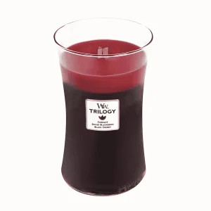 Geurkaars zandloper, Berries, rood 609 gr Geurkaars zandloper, Berries, rood 609 gr