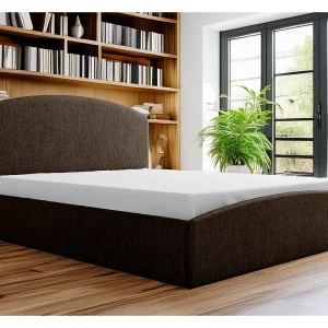Gestoffeerd bed Montana 210x212x90 cm Slaapvlak 200×200 cm, opbergruimte, gaslift, stof Monolith bruin Gestoffeerd bed Montana 210x212x90 cm Slaapvlak 200×200 cm, opbergruimte, gaslift, stof Monolith bruin