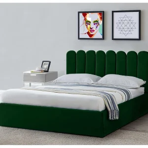 Gestoffeerd bed Venezia 170x212x90 cm Slaapvlak 160×200 cm, opbergruimte, gaslift, stof Monolith groen Gestoffeerd bed Venezia 170x212x90 cm Slaapvlak 160×200 cm, opbergruimte, gaslift, stof Monolith groen