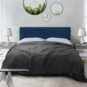 Gestoffeerd bed Nefryt 150x212x90 cm Slaapvlak 140×200 cm, opbergruimte, gaslift, stof Monolith marineblauw