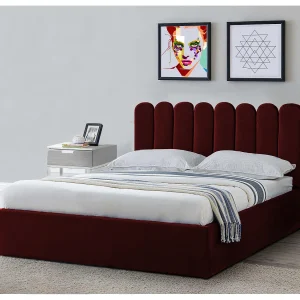 Gestoffeerd bed Venezia 150x212x90 cm Slaapvlak 140×200 cm, opbergruimte, gaslift, stof Monolith grafiet