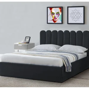Gestoffeerd bed Venezia 170x212x90 cm Slaapvlak 160×200 cm, opbergruimte, gaslift, stof Monolith marineblauw Gestoffeerd bed Venezia 170x212x90 cm Slaapvlak 160×200 cm, opbergruimte, gaslift, stof Monolith marineblauw