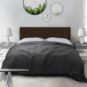 Gestoffeerd bed Nefryt 190x212x90 cm Slaapvlak 180×200 cm, opbergruimte, gaslift, stof Monolith bruin