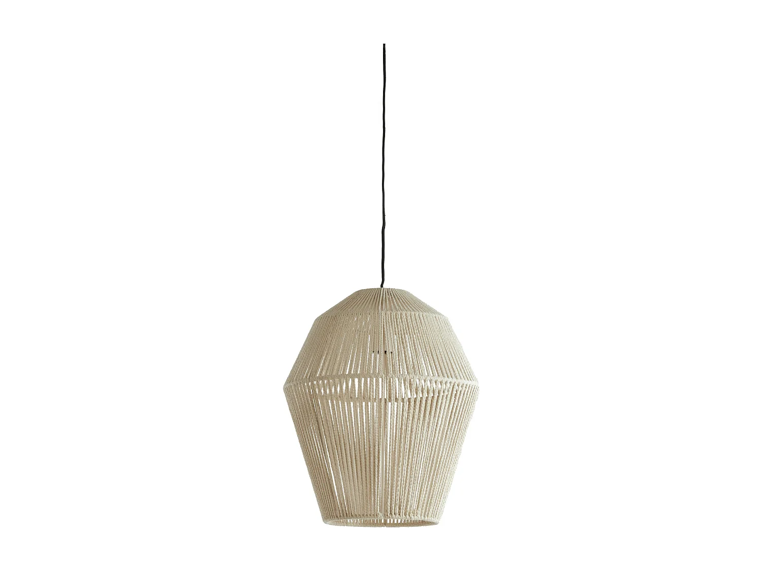 Hanglamp DEYA - Ø38x45cm - Wit