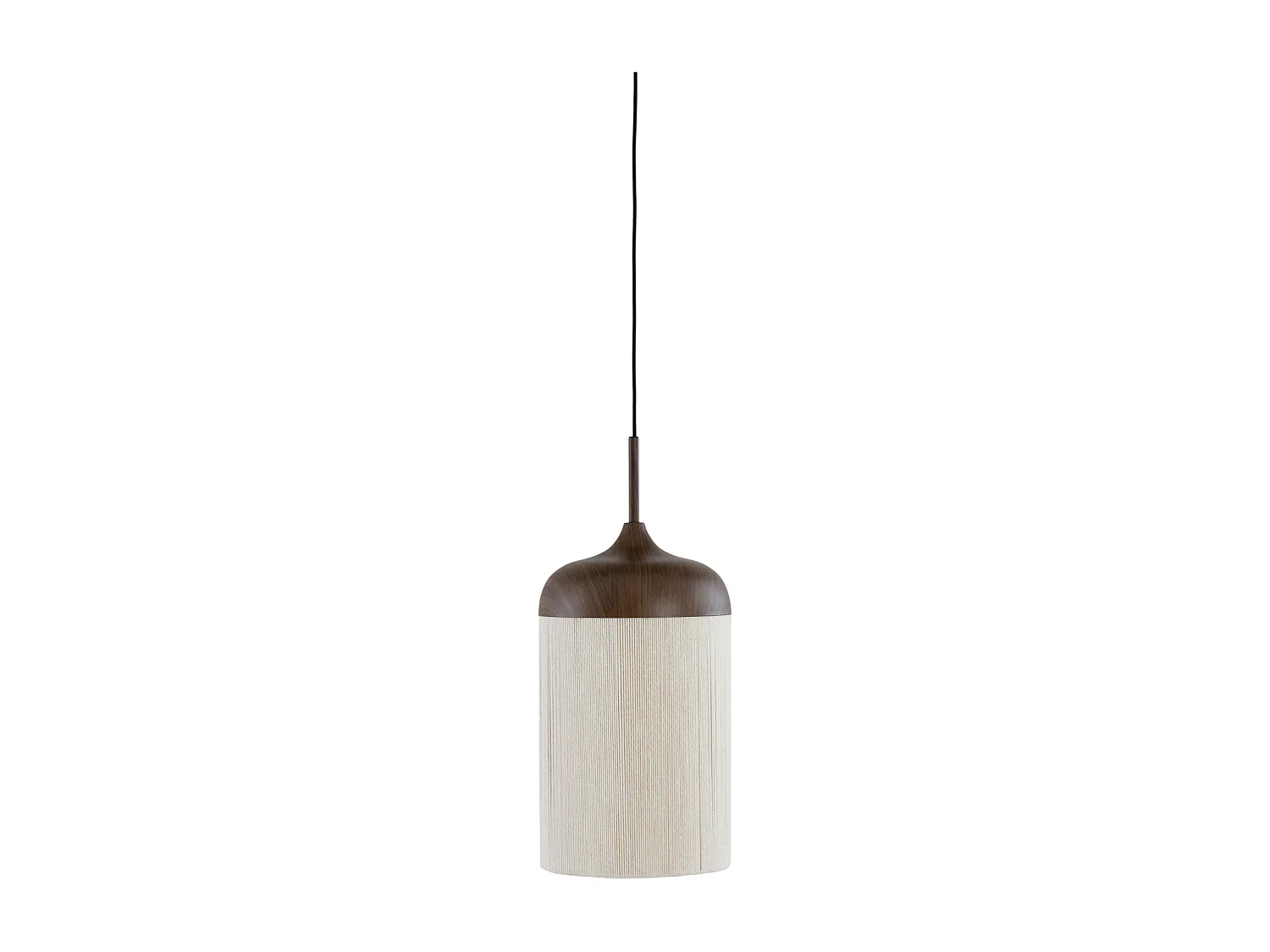 Hanglamp DANIA - Ø16x31cm - Bruin