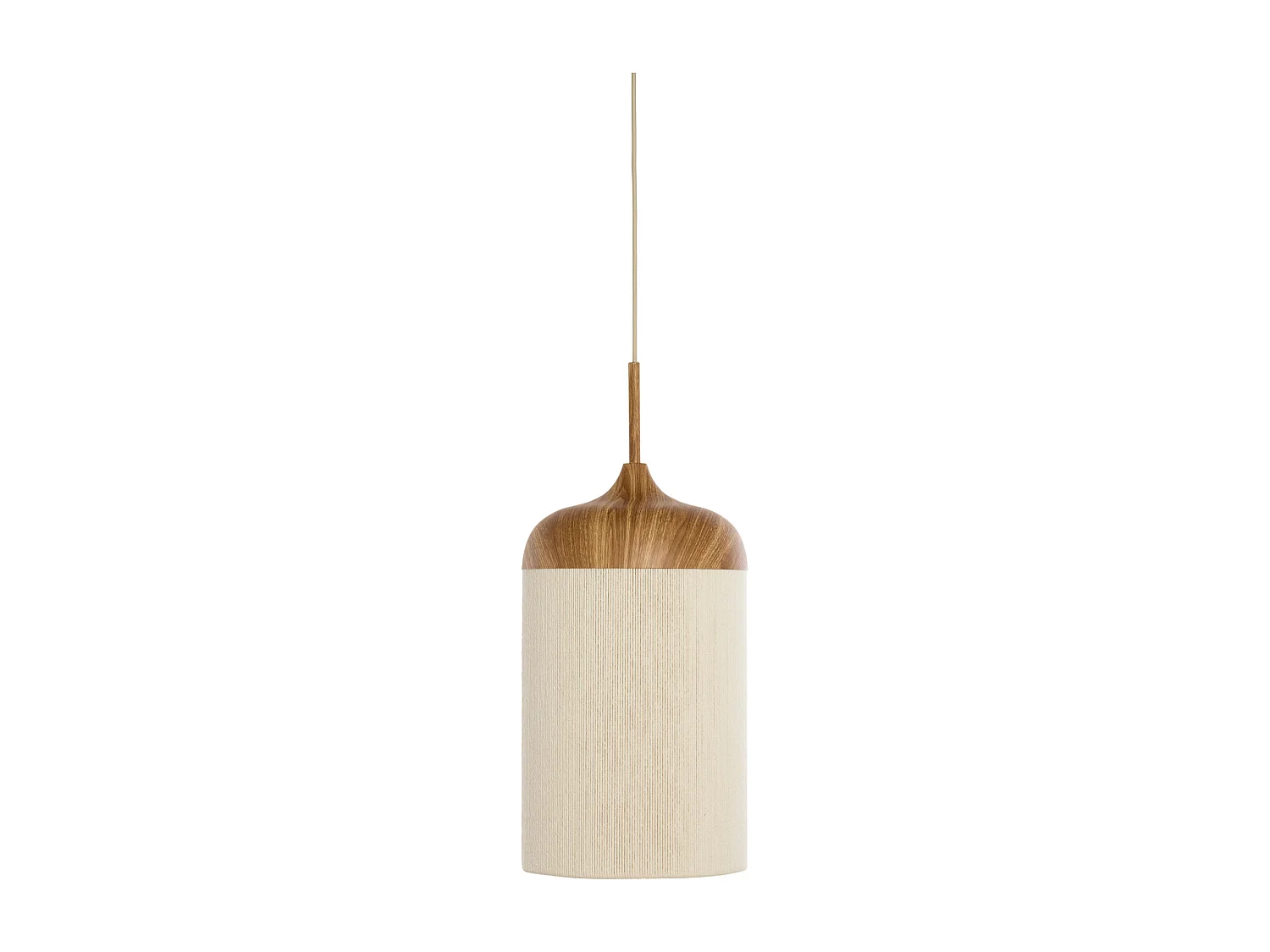 Hanglamp DANIA - Ø16x31cm - Bruin