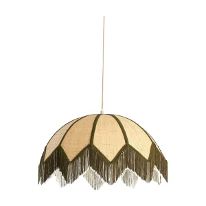 Hanglamp SULINA – Ø55×36.5cm – Groen Hanglamp SULINA – Ø55×36.5cm – Groen
