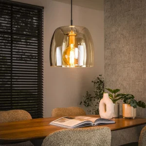 Hanglamp 1L Drift Glass – Amber Color Glas Hanglamp 1L Drift Glass – Amber Color Glas