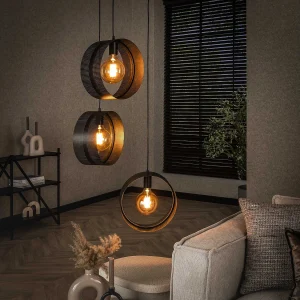 Hanglamp 3L Ring Geperforeerd – Charcoal Hanglamp 3L Ring Geperforeerd – Charcoal