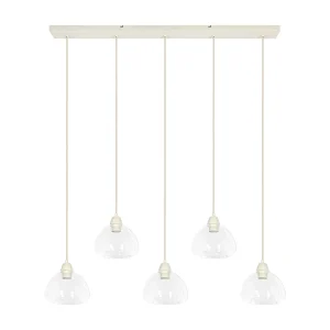 Hanglamp BISHO – 104x19x14cm – Wit Hanglamp BISHO – 104x19x14cm – Wit