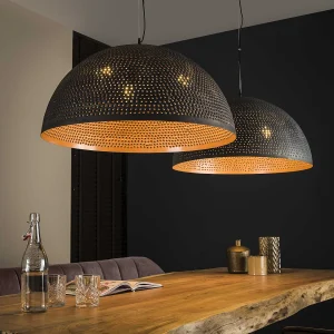 Hanglamp – Ø70 Half Ronde Metalen Hanglamp – Transparant Hanglamp – Ø70 Half Ronde Metalen Hanglamp – Transparant