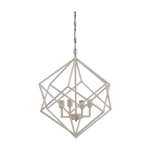 Hanglamp DRIZELLA – Ø61x68cm – Wit