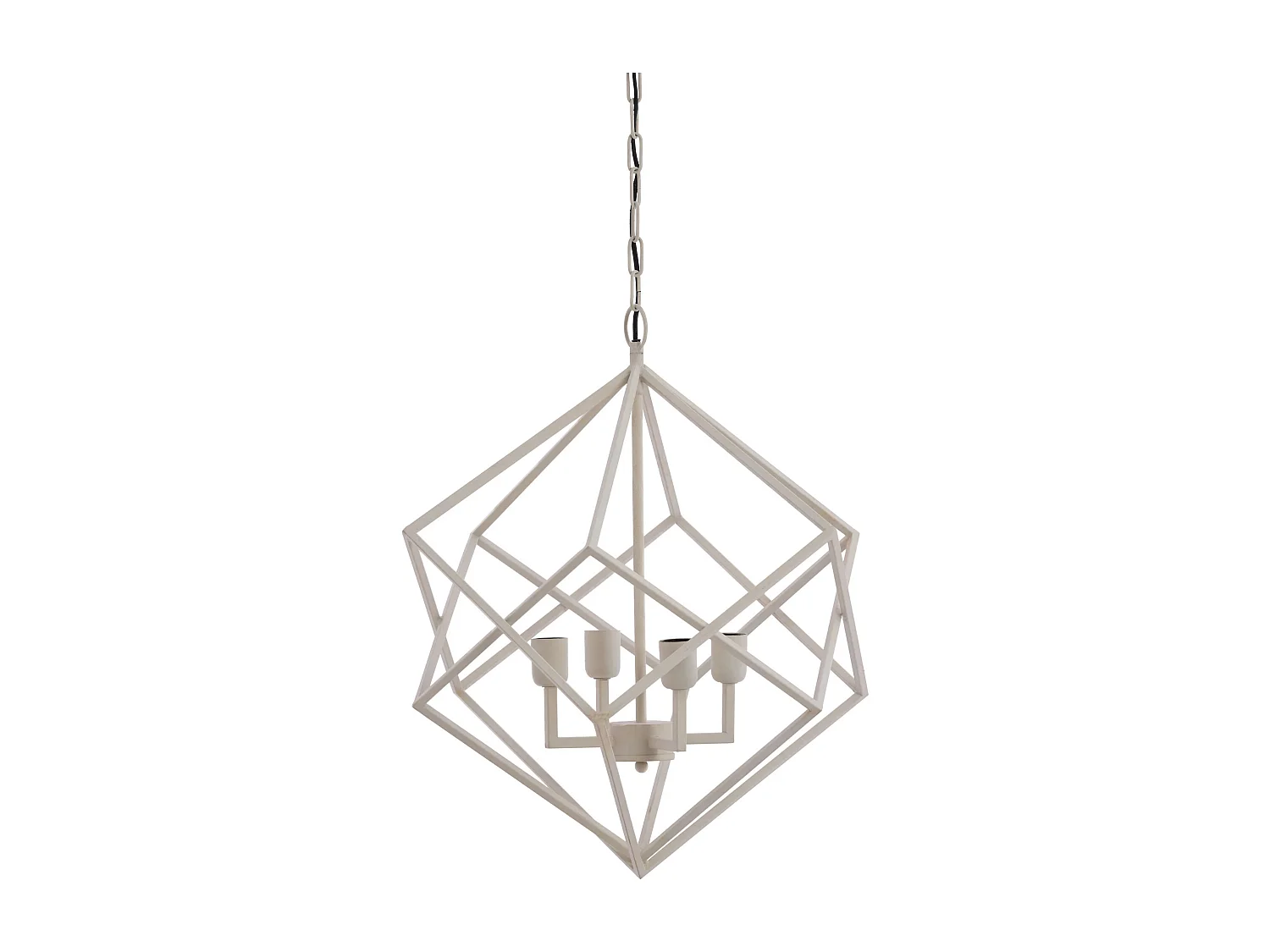 Hanglamp DRIZELLA - Ø61x68cm - Wit