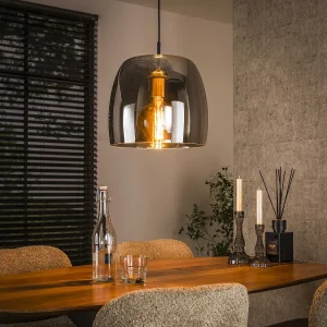 Hanglamp 1L Drift Glass – Smoke Grey Glas Hanglamp 1L Drift Glass – Smoke Grey Glas