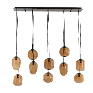 Hanglamp MEZZA – 120x18x23cm – Bruin Hanglamp MEZZA – 120x18x23cm – Bruin
