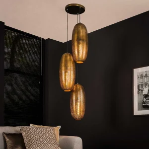 Hanglamp 3L Cosmic – Getrapt – Brons Antiek Hanglamp 3L Cosmic – Getrapt – Brons Antiek