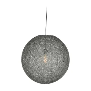 Hanglamp Twist – Grijs – Vlas – L Hanglamp Twist – Grijs – Vlas – L