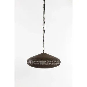 Hanglamp BAHOTO – Ø60x23cm – Bruin Hanglamp BAHOTO – Ø60x23cm – Bruin