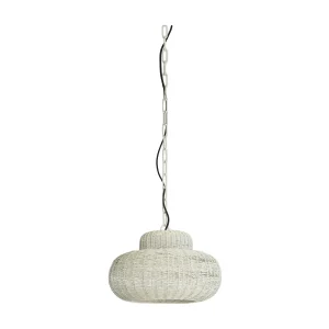 Hanglamp PIEDRA – Ø35×21.5cm – Wit Hanglamp PIEDRA – Ø35×21.5cm – Wit