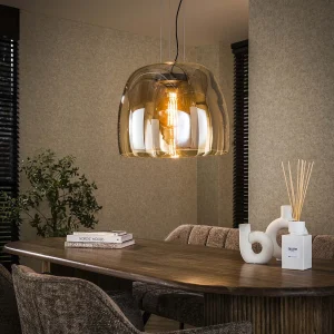 Hanglamp 1L Drift XL Glass – Amber Color Glas Hanglamp 1L Drift XL Glass – Amber Color Glas