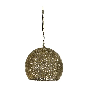 Hanglamp SINULA – Ø39x38cm – Goud Hanglamp SINULA – Ø39x38cm – Goud