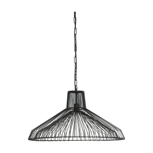 Hanglamp KASPER – Ø65x37cm – Zwart