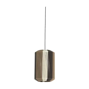 Hanglamp KOZANA – Ø30x46cm – Bruin Hanglamp KOZANA – Ø30x46cm – Bruin