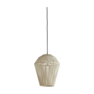Hanglamp DEYA – Ø30x37cm – Wit