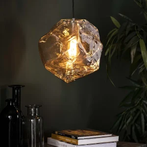 Hanglamp Rock Chromed – 1 Lamp – Grijs/Zwart – Industrieel