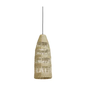 Hanglamp LATIKA – Ø20x42cm – Bruin