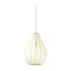 Hanglamp ITELA – Ø38×52.5cm – Bruin
