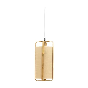 Hanglamp SENDAI – Ø32x60cm – Bruin