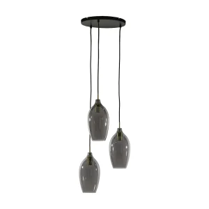 Hanglamp LUKARO – Ø35x32cm – Grijs Hanglamp LUKARO – Ø35x32cm – Grijs