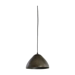 Hanglamp ELIMO – Ø25x15cm – Bruin