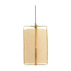 Hanglamp SENDAI – Ø42x70cm – Bruin