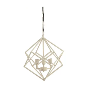 Hanglamp DRIZELLA – Ø46x56cm – Wit