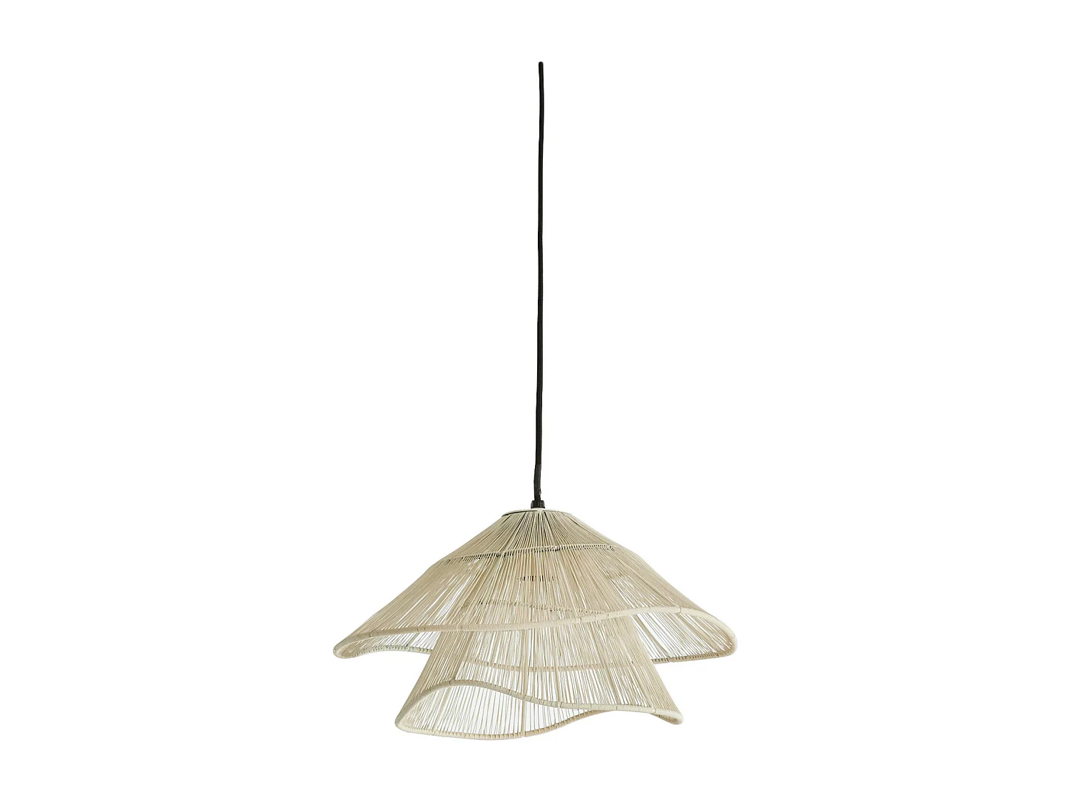 Hanglamp ALAMEDA - Ø36x29cm - Wit