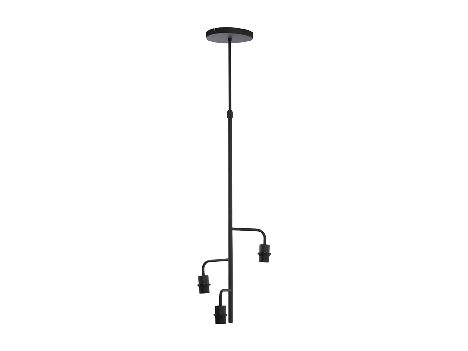 Hanglamp EDISA - Ø48x25cm - Zwart