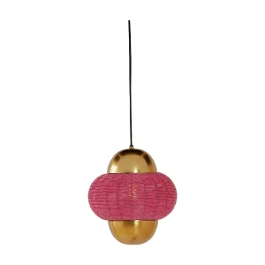 Hanglamp CETARA – Ø26x28cm – Roze Hanglamp CETARA – Ø26x28cm – Roze