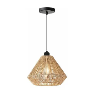 Hanglamp Ibiza Diamond – 1-Lichts – 25x25x150cm – Bruin Hanglamp Ibiza Diamond – 1-Lichts – 25x25x150cm – Bruin
