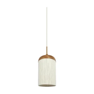 Hanglamp DANIA – Ø27.5x52cm – Bruin